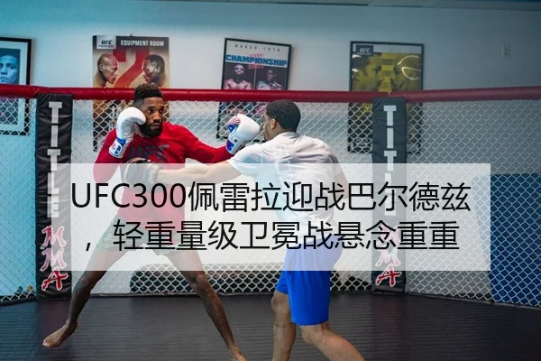 UFC300佩雷拉迎战巴尔德兹，轻重量级卫冕战悬念重重